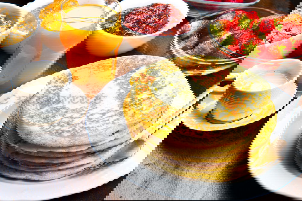Similar – Image, Stock Photo #A# Good morning! Pancake breakfast :)