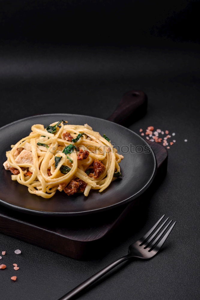 Image, Stock Photo Spaghetti with meatballs and tomato sauce