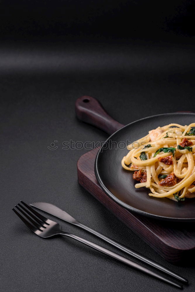 Similar – Image, Stock Photo Spaghetti with meatballs and tomato sauce