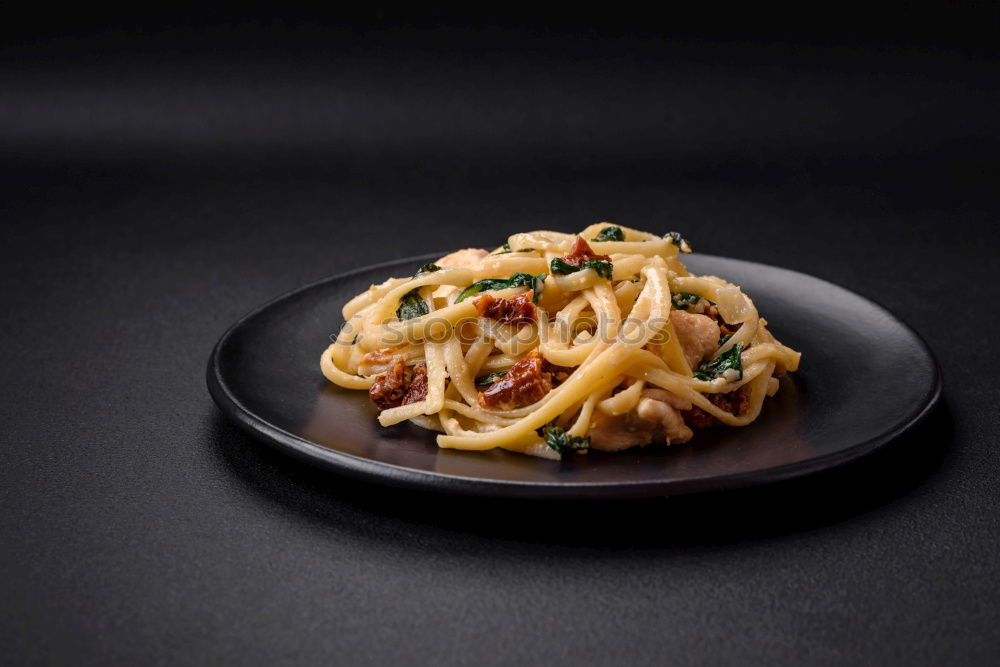 Similar – Image, Stock Photo Spaghetti with meatballs and tomato sauce