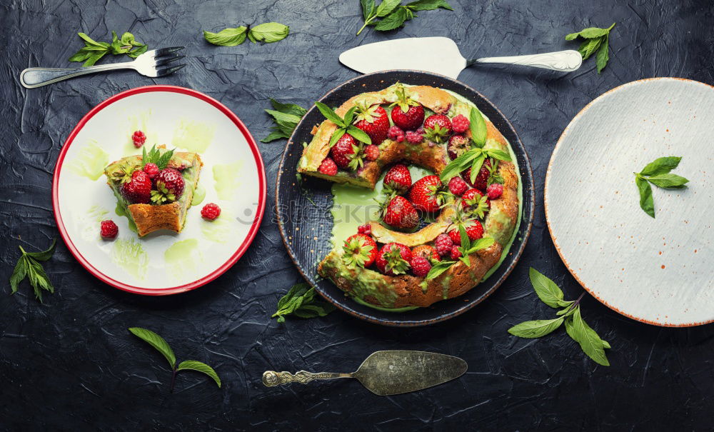 Similar – Colourful tomatoes with mozzarella cheese on the kitchen table