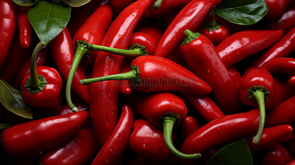 Image, Stock Photo peperonicase Chili