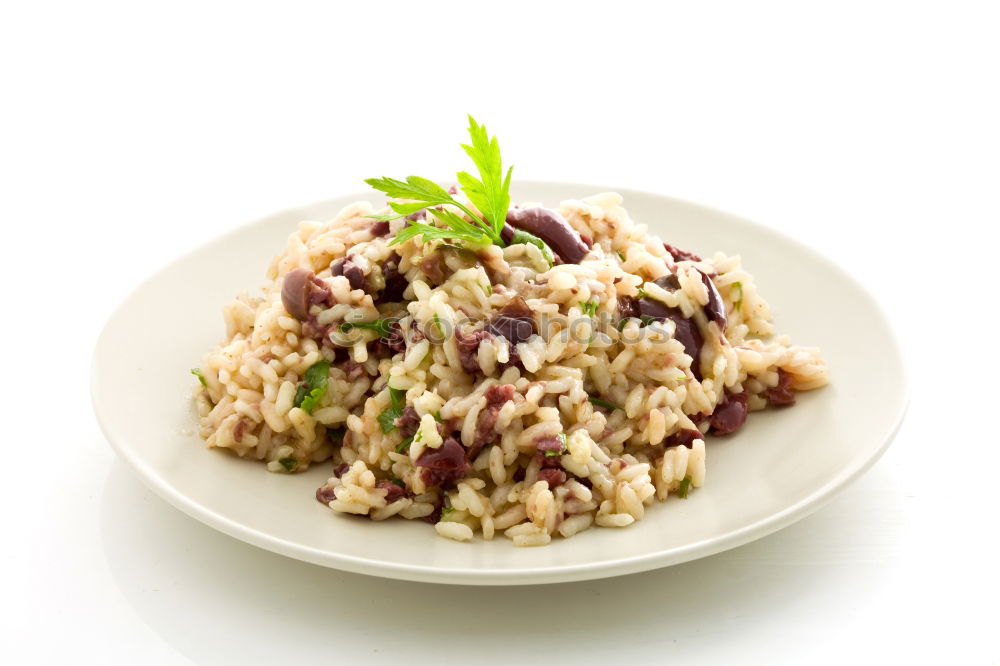 Similar – pilzrisotto Lebensmittel