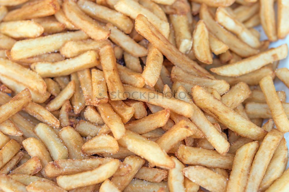 Oven French fries from organic potatoes