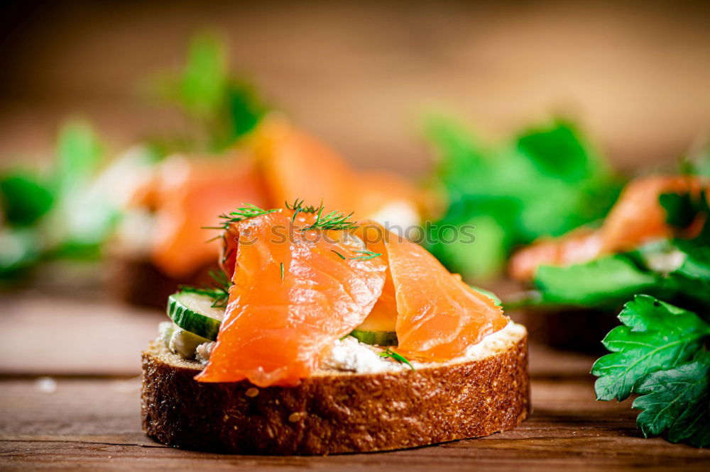 Similar – Image, Stock Photo bruschetta Vegetable Bread