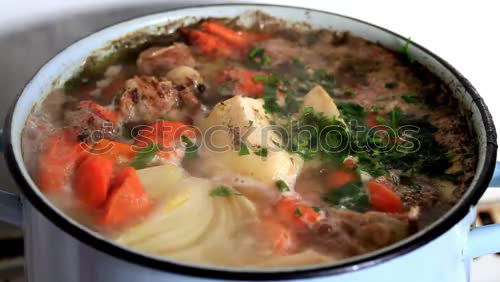 Similar – Image, Stock Photo soup chicken Cooking