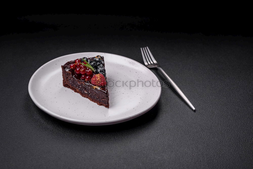 Similar – Image, Stock Photo Strawberry tart on table
