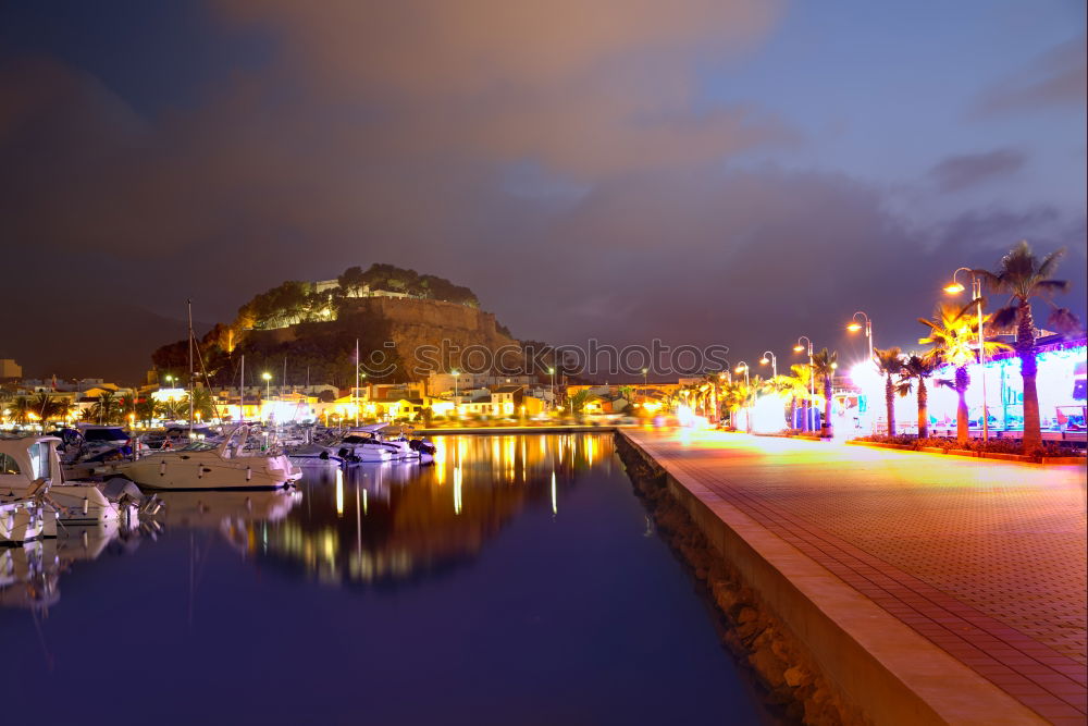 Similar – Image, Stock Photo Rhodes Port Sunset Europe