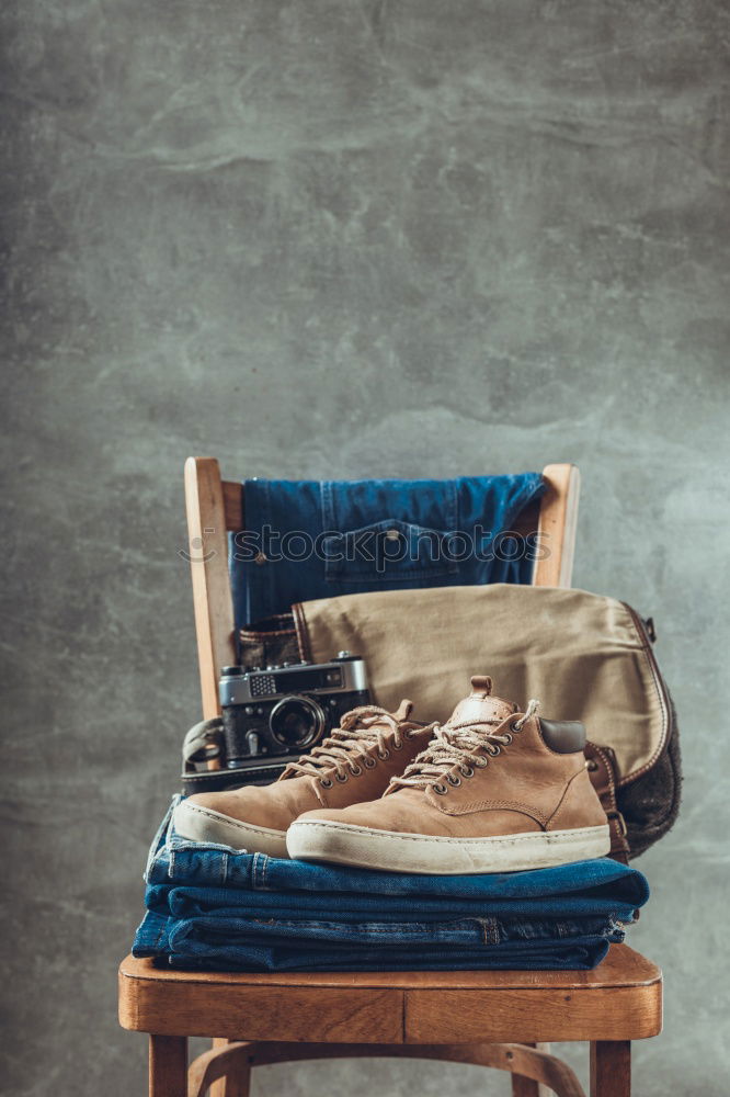 Similar – Foto Bild Männliches und weibliches Schuhwerk vor der Haustür