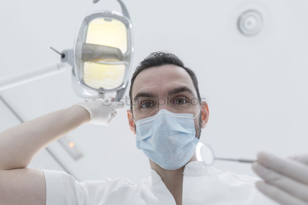 Similar – Image, Stock Photo Doctors with mask and tools.