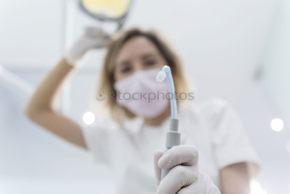 Similar – Image, Stock Photo Doctor with mask and tools.