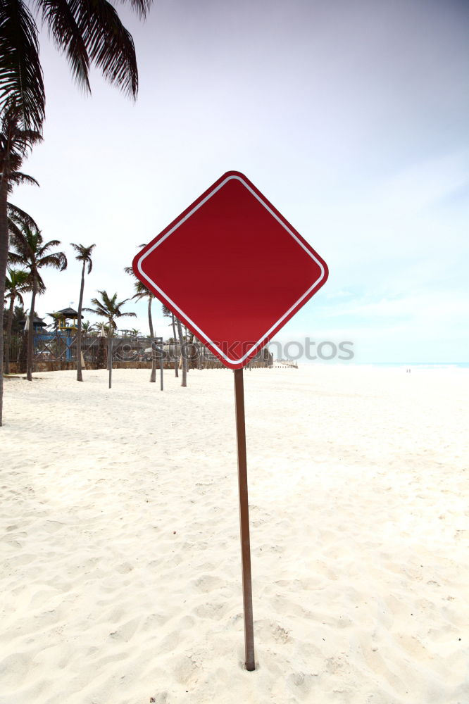 Similar – no swimming Flag Beach