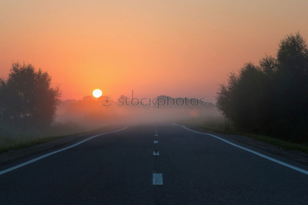 Similar – 60 km/h Highway Sunset