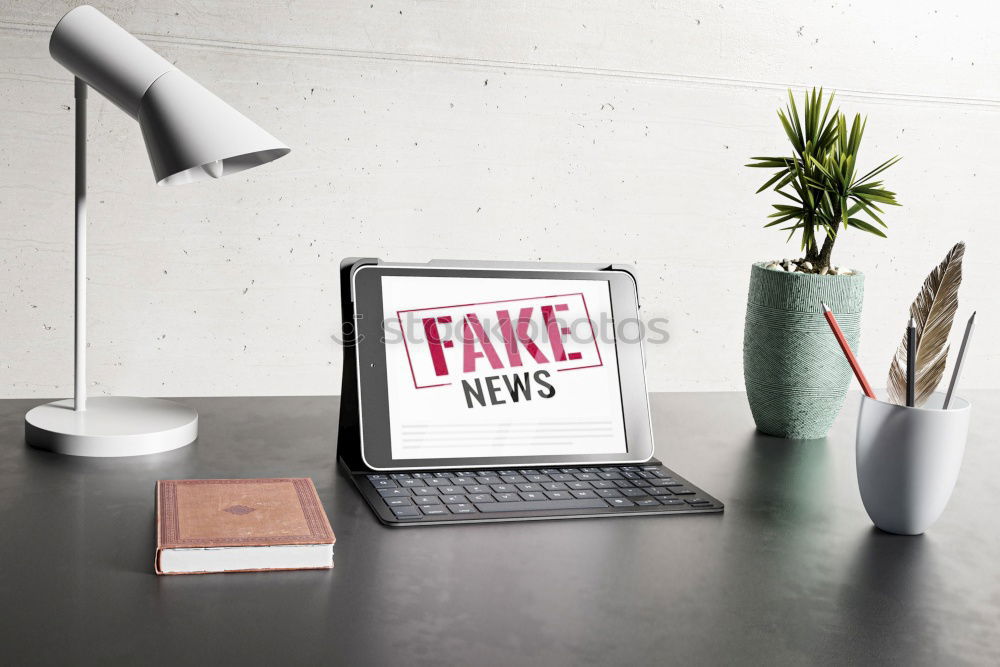 Similar – Image, Stock Photo fake fake news fakenews