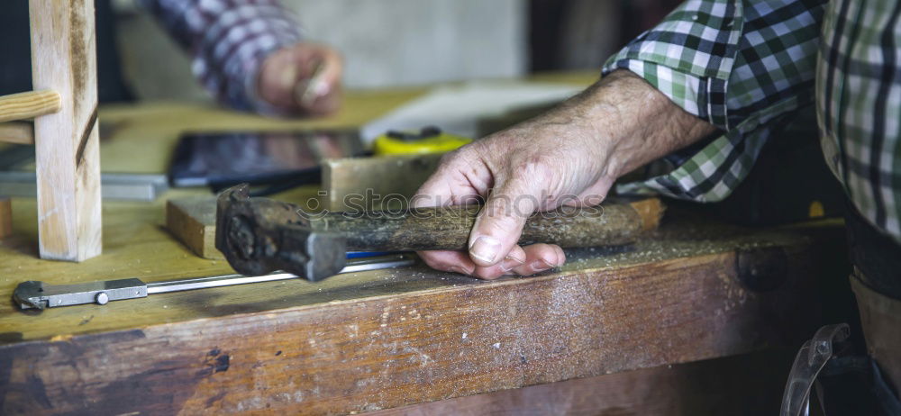 Similar – Professional carpenter at work.