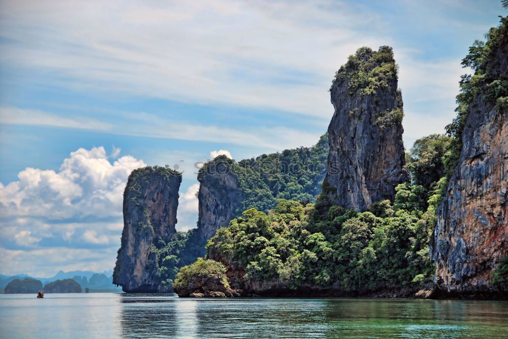 Similar – Picturesque sea landscape. Ha Long Bay, Vietnam