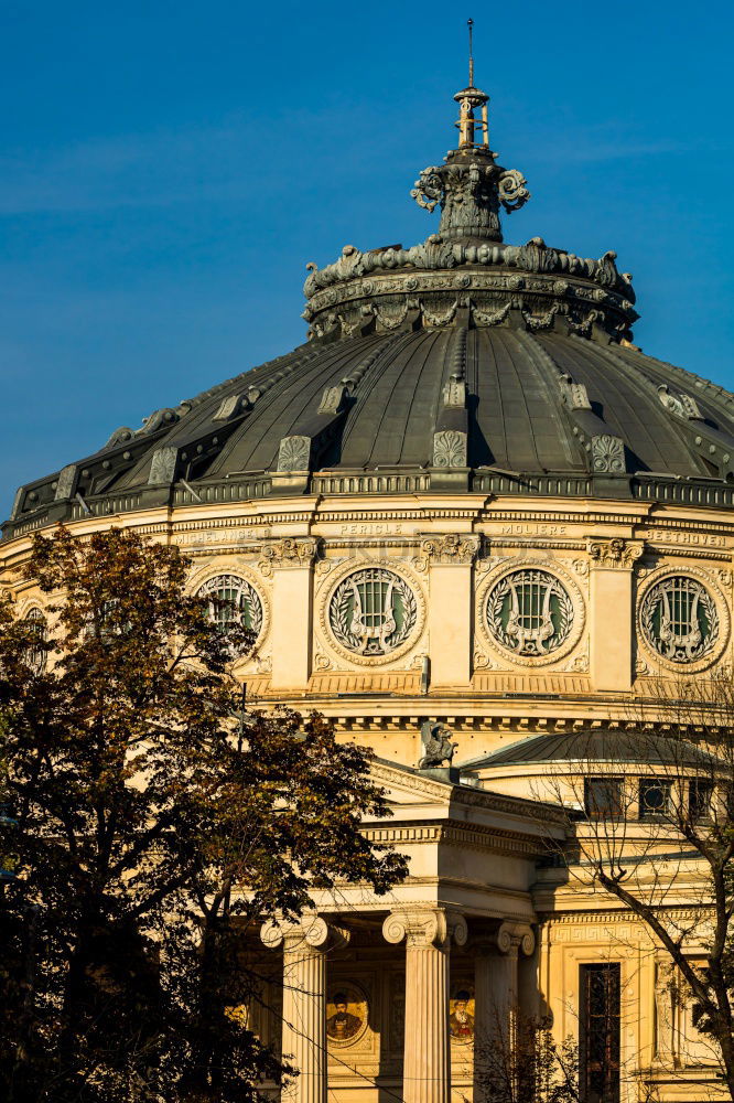 Similar – Top of the Invalides Cathedral against blue sky