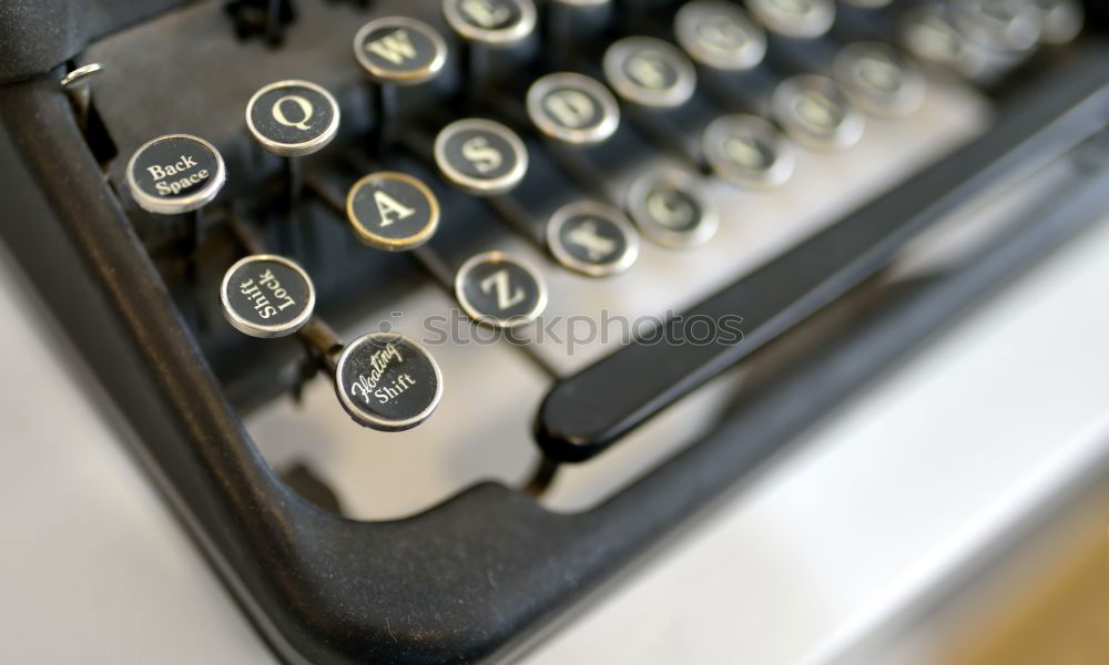 Similar – Portrait format: black writing utensils, paper, notes, scissors, pencil, ruler, adhesive tape, eraser, calculator on a wooden desk