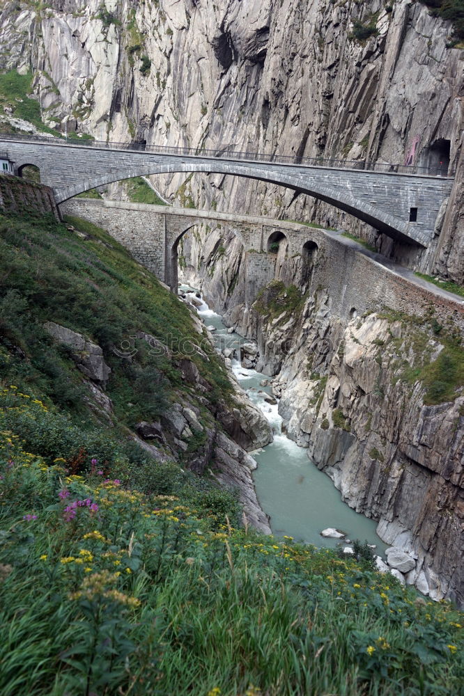 Similar – Brücke Berge u. Gebirge