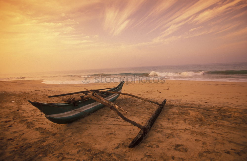 Similar – Image, Stock Photo Father and son playing on the beach at the sunset time.