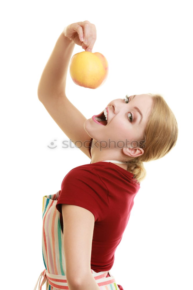 Similar – Image, Stock Photo Young cheerful woman enjoying an ice cream