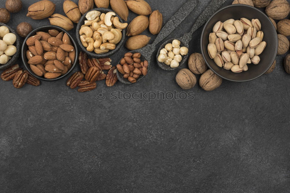 Similar – Image, Stock Photo Nuts, walnuts, hazelnuts, food,