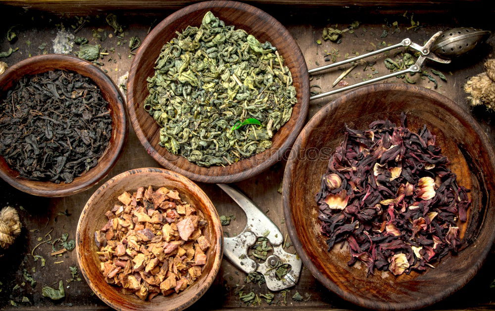 Similar – Image, Stock Photo Labeled preserving jars with different kinds of loose tea