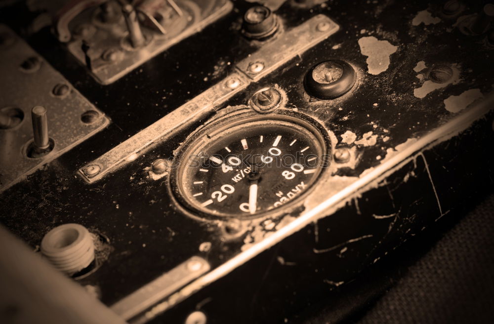 Similar – nostalgie Tachometer