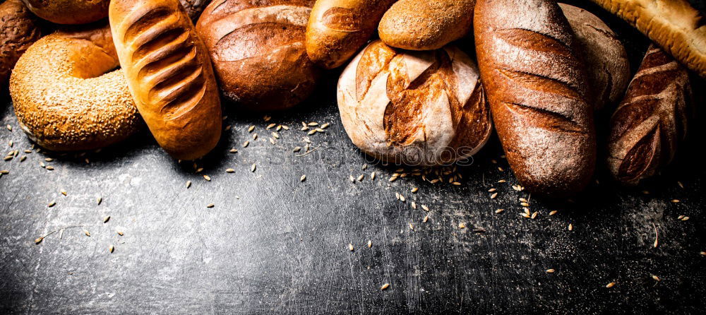 Similar – Many mixed breads and rolls.