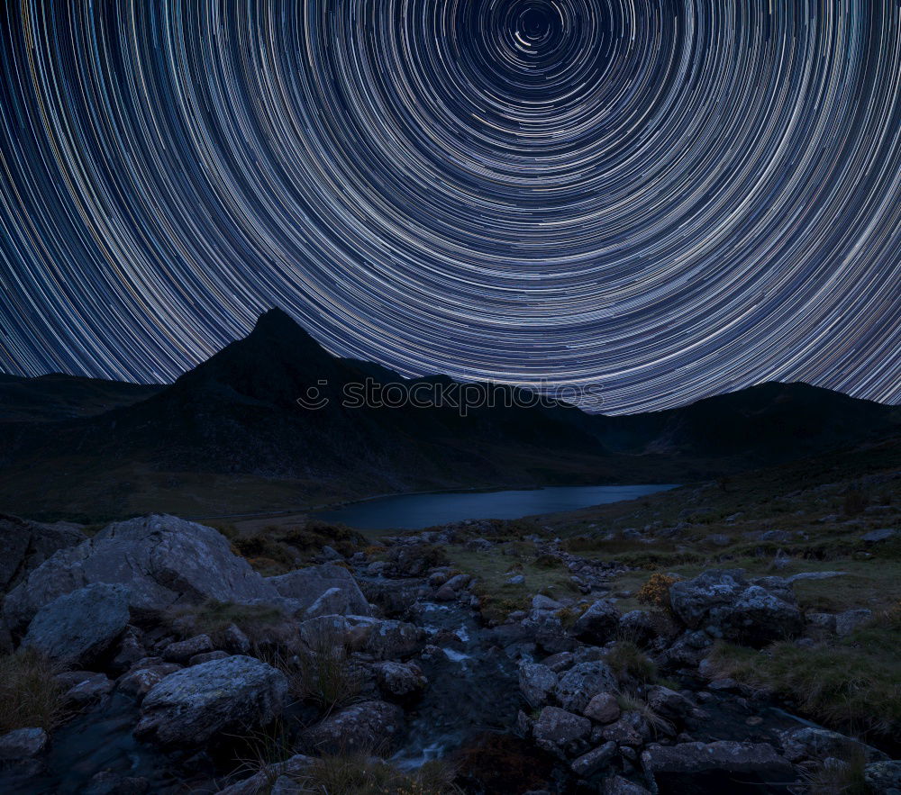 Similar – Night sky over Gsteig Calm