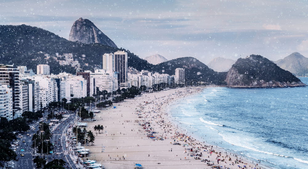 Similar – Image, Stock Photo Panoramic view of Rio de Janeiro from above, Brazil