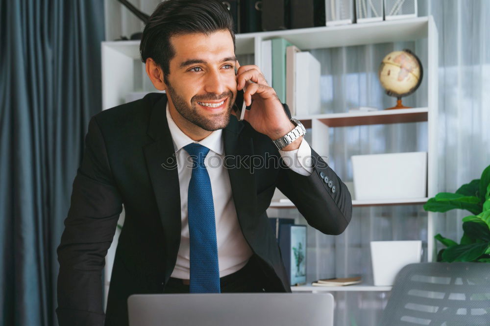 Similar – Image, Stock Photo Hello? Business Career