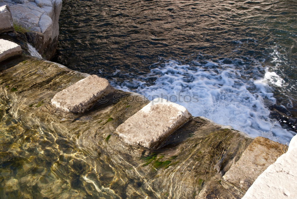 Similar – Foto Bild Ufer Wasser Wellen Küste