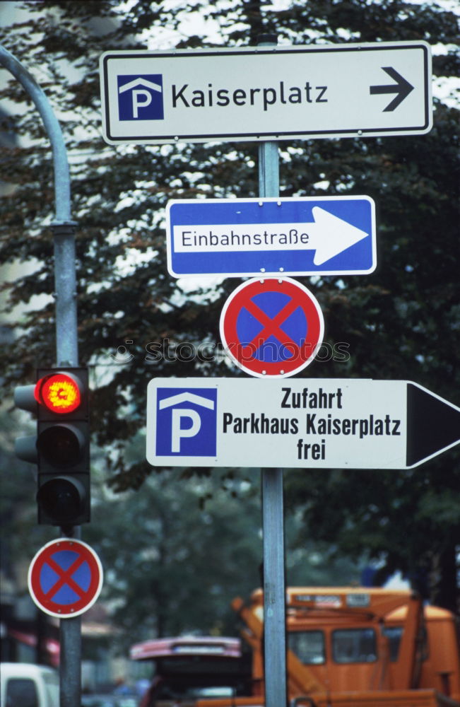 Similar – Image, Stock Photo Parking Forbidden Clearway