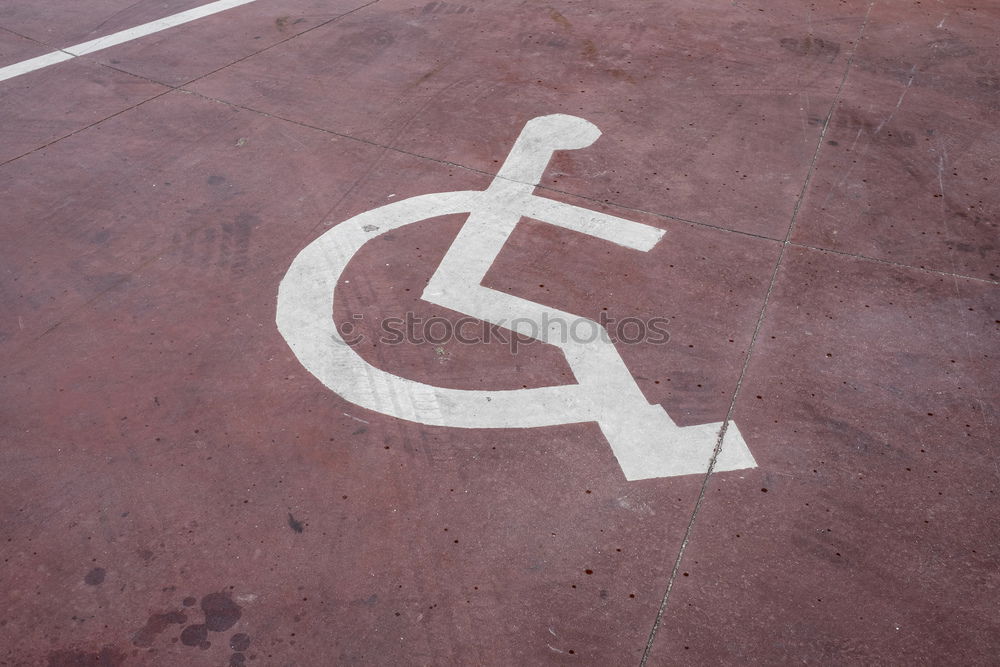 Similar – Image, Stock Photo wheelchair traffic signal in the street in Bilbao city