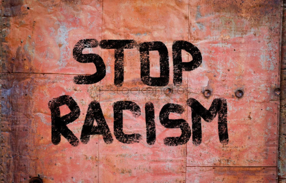 Similar – Stop Racism stoppen Faust