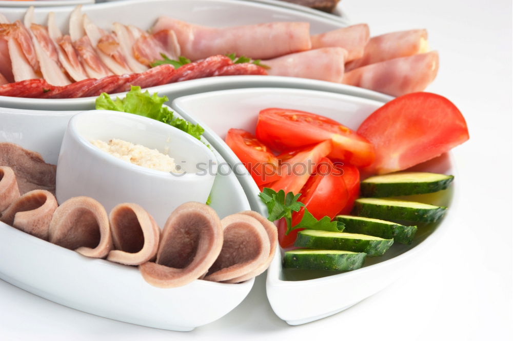 Similar – Image, Stock Photo Asian ingredients with diced tofu and meat