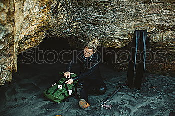 Similar – Image, Stock Photo go hard Climbing
