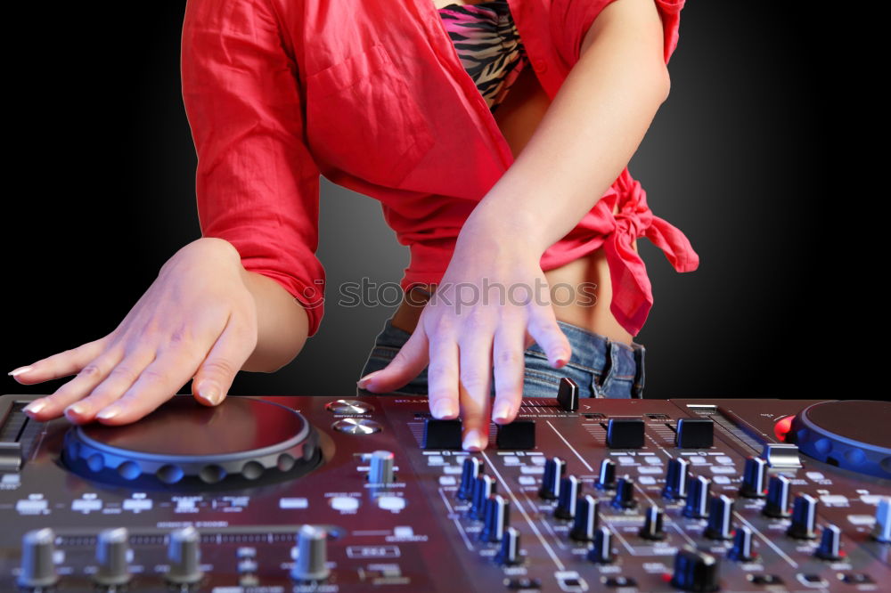 Similar – Image, Stock Photo Mrs. DJ Lifestyle Elegant