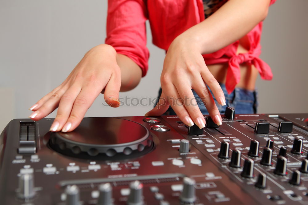 Similar – Image, Stock Photo Mrs. DJ Lifestyle Elegant