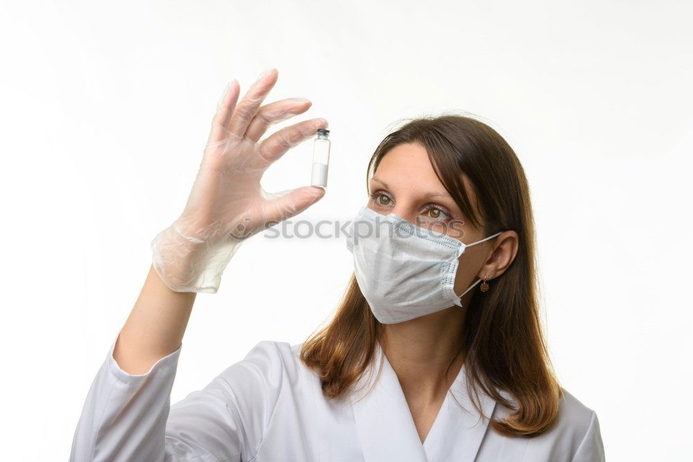 Similar – woman wearing an anti-virus protection mask to prevent flu infection, allergies, virus protection, COVID-19, and corona virus pandemic disease 2019