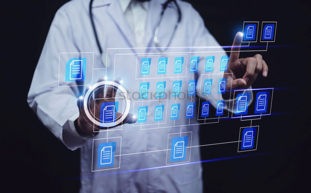 Similar – Image, Stock Photo Scientist proving revision in lab