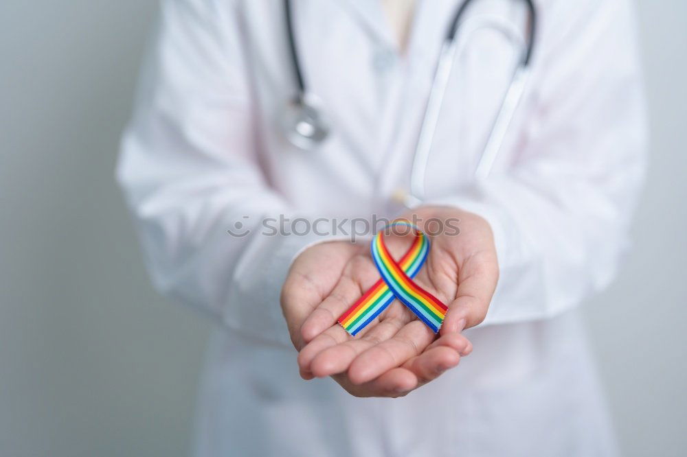 Similar – Image, Stock Photo Young woman with a feminine symbol painted in her hand