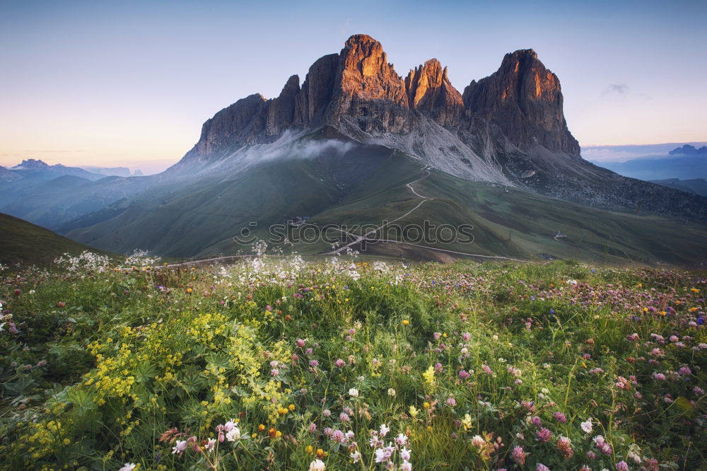 Similar – Piz Badile Top Switzerland