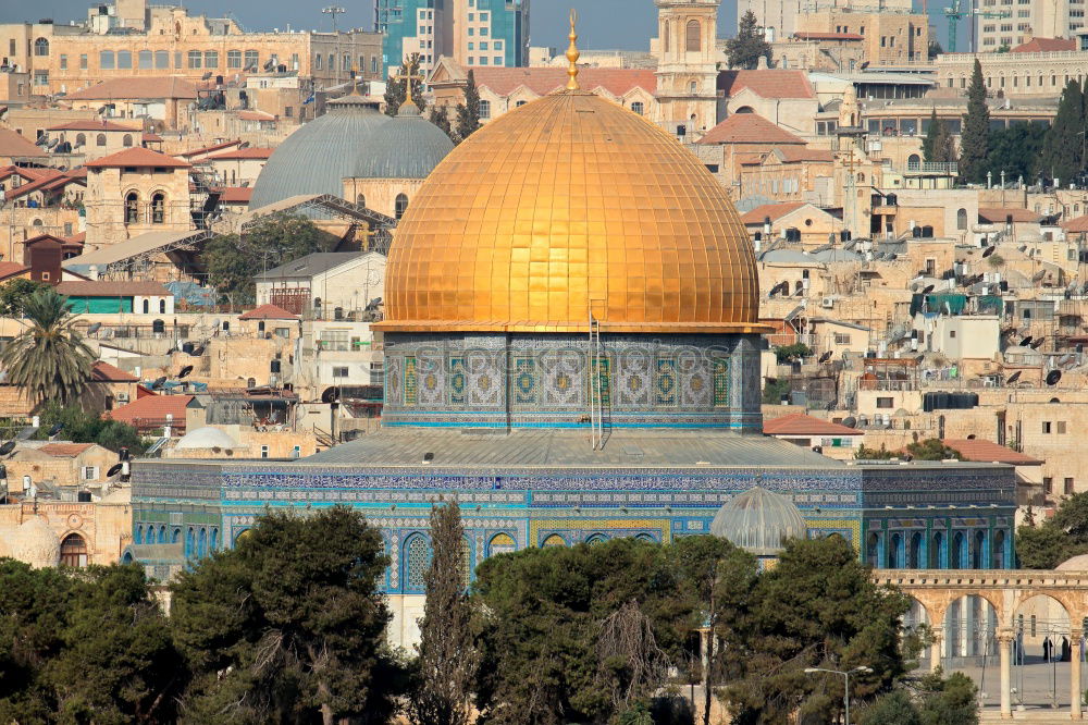 Similar – Image, Stock Photo Dome of the Rock in the Temple District of Jerusalem