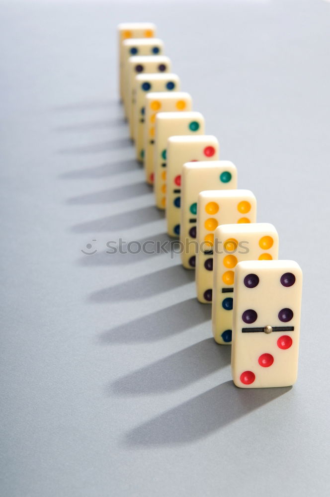 Similar – Image, Stock Photo Dice row with numbers from 1 to 6