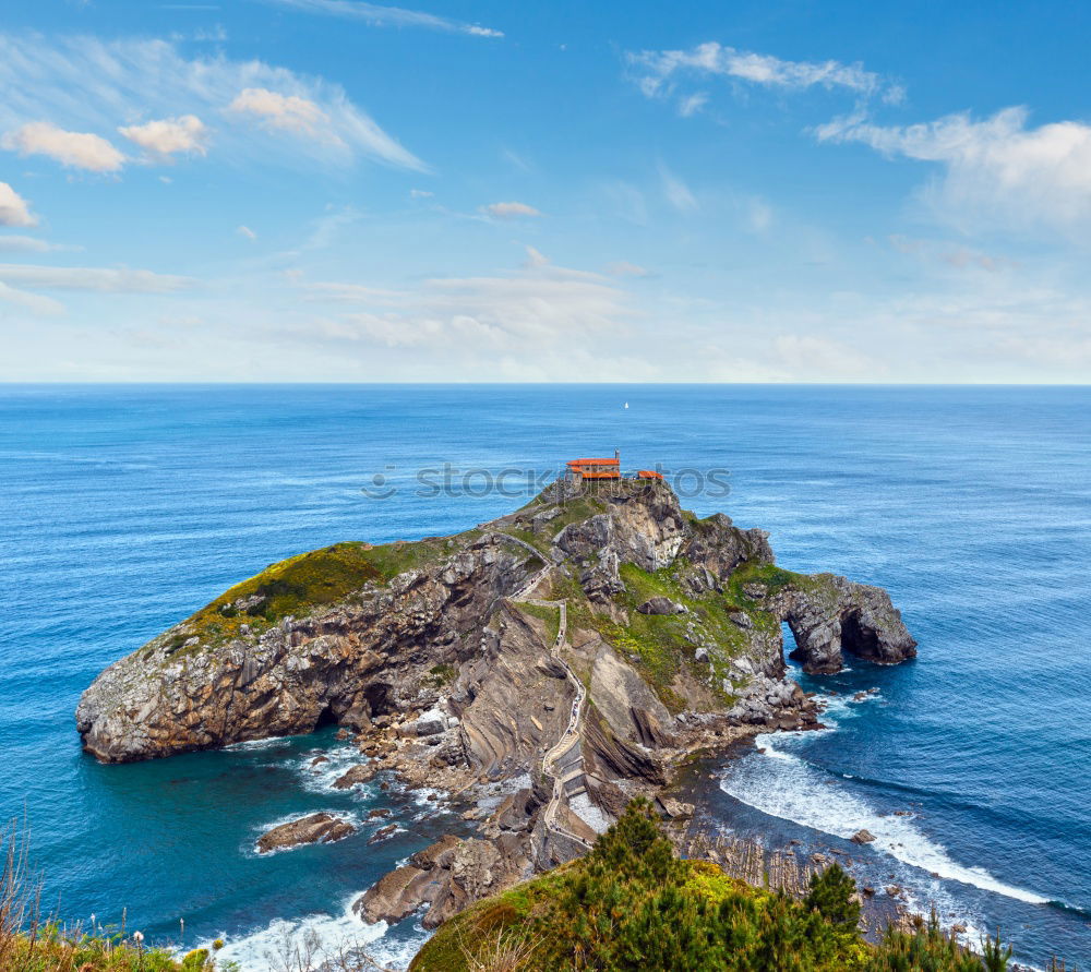 Similar – Image, Stock Photo An island with a lighthouse