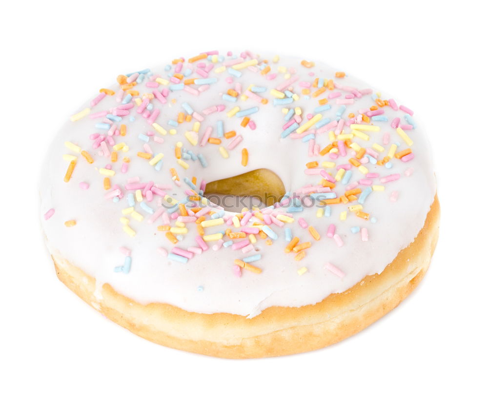 Similar – Image, Stock Photo Hand holds donut Candy