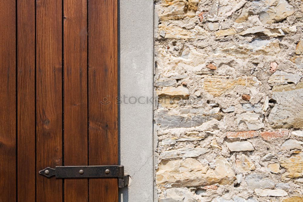 Similar – Image, Stock Photo Garage, wall, pipe and bush