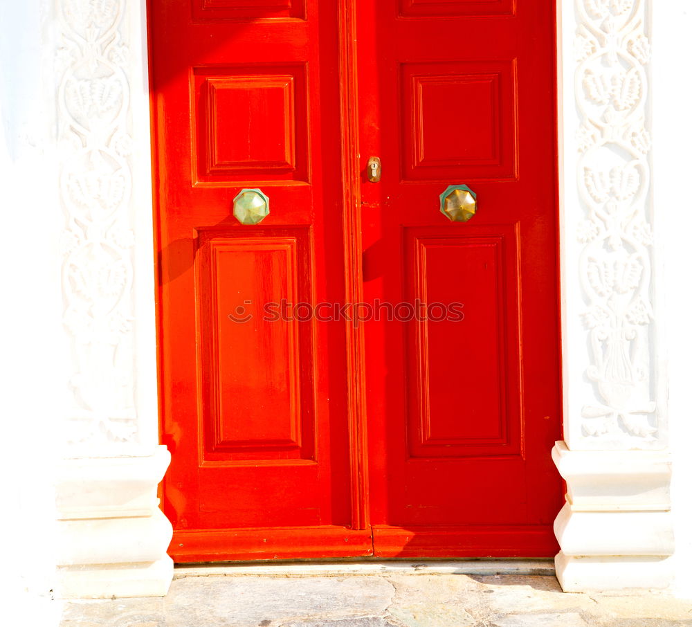 Similar – Image, Stock Photo Mailboxes on colourful house wall in Portugal